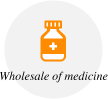 Wholesale of medicine