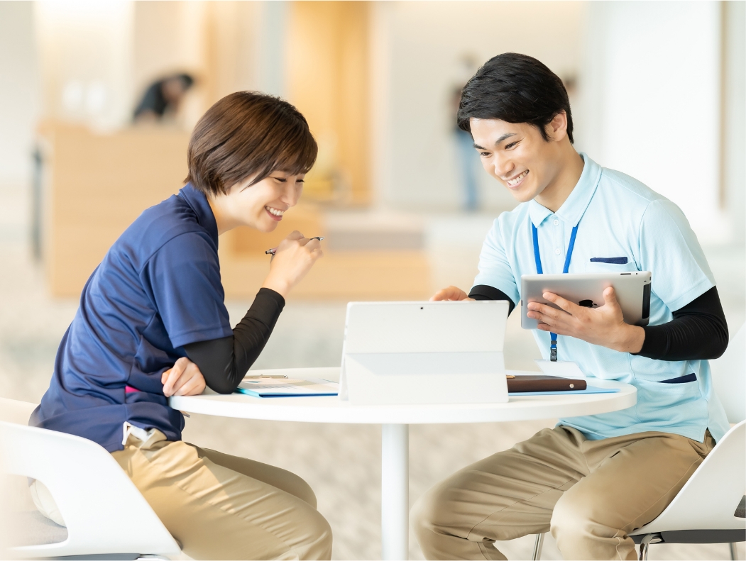 もう一人で悩まなくても
大丈夫！メンター制度で
仕事の悩みを個別に解消