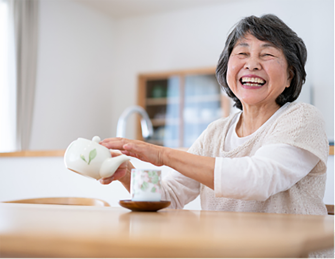 自宅での暮らしが続けられる