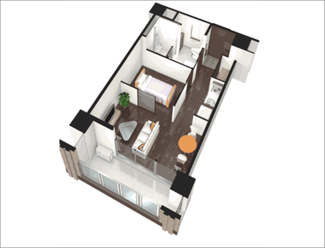 桜タイプの間取り