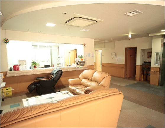 ゆったりとしたロビースペース