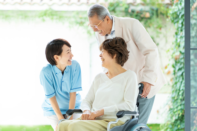 まるで大家族のような
少人数の安心体制